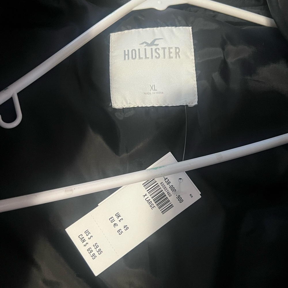 Hollister Classic Black Jacket XL